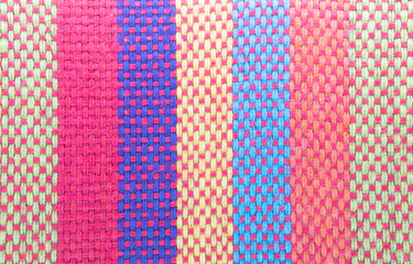 Multi colored fabric texture as a background.