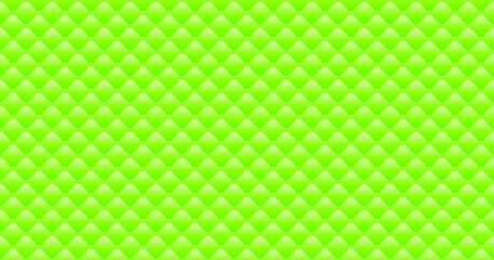 Green luxury background with beads and rhombuses. Seamless vector illustration. 