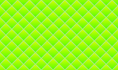 Green luxury background with beads and rhombuses. Seamless vector illustration. 