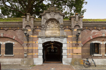 Bastion Promers of the Fortress Naarden in the Netherlands.