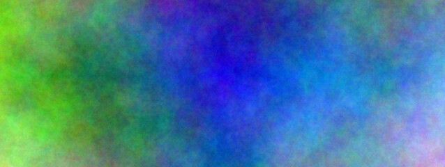Green is going to blue. Banner abstract background. Blurry color spectrum, texture background. Rainbow colors. Vivid colors spectrum background.