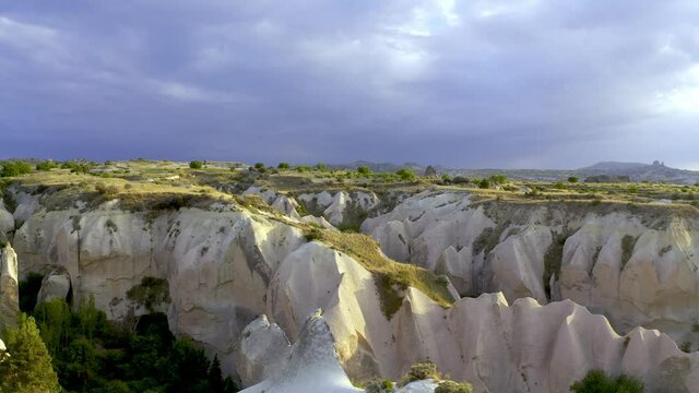 Aerial Cappadocia Rock Formations, Turkey