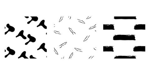 Random seamless pattern for fabric, invitation, design packaging, and any printed design. Abstract illustration texture in seamless arrangement for creating an authentic project.
