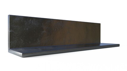 corner guard metal profile - isolated design industrial 3D rendering