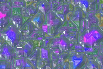 design hi-tech digital template computer graphic texture illustration