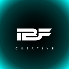 IBF Letter Initial Logo Design Template Vector Illustration