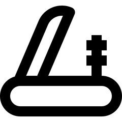 Fototapeta premium Swiss knife outline icon