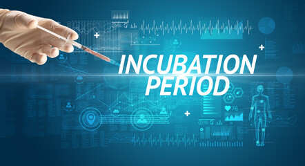 Syringe needle with virus vaccine