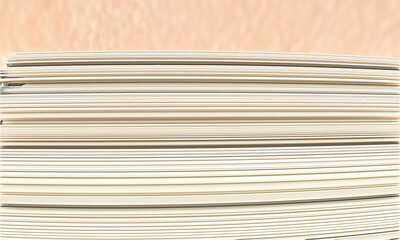 Giant Pages of paper, 3d geometric shapes beige business style background texture web template banner corporate identity design creative concept contemporary style, 3d rendering