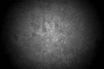 Old wall texture cement dark black gray  background abstract grey color design are light with white gradient background.