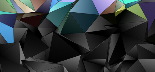 Abstract Low-Poly background. triangulated texture. Design 3d. Polygonal geometrical pattern. Triangular modern style