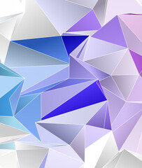 Abstract Low-Poly background. triangulated texture. Design 3d. Polygonal geometrical pattern. Triangular modern style