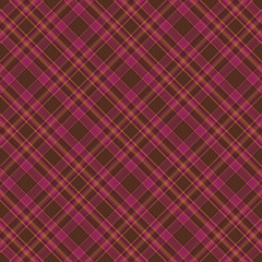 Seamless tartan plaid pattern background. Fabric texture. Vector.