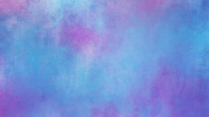 紫、青の手描きグラデーション水彩背景素材