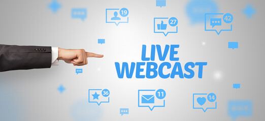 Close-Up Of Cropped Hand Pointing