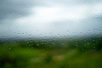 rain drops on window