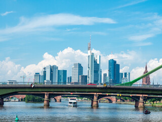view of the center of the modern city