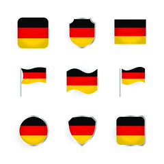 Germany Flag Icons Set