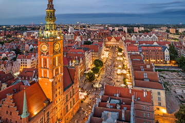 Old town of Gdańsk, Poland. - obrazy, fototapety, plakaty
