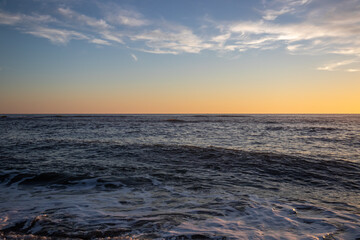 Sunset over the danish north sea