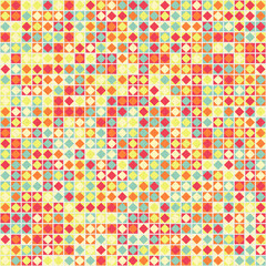 Abstract Geometric Pattern generative computational art illustration