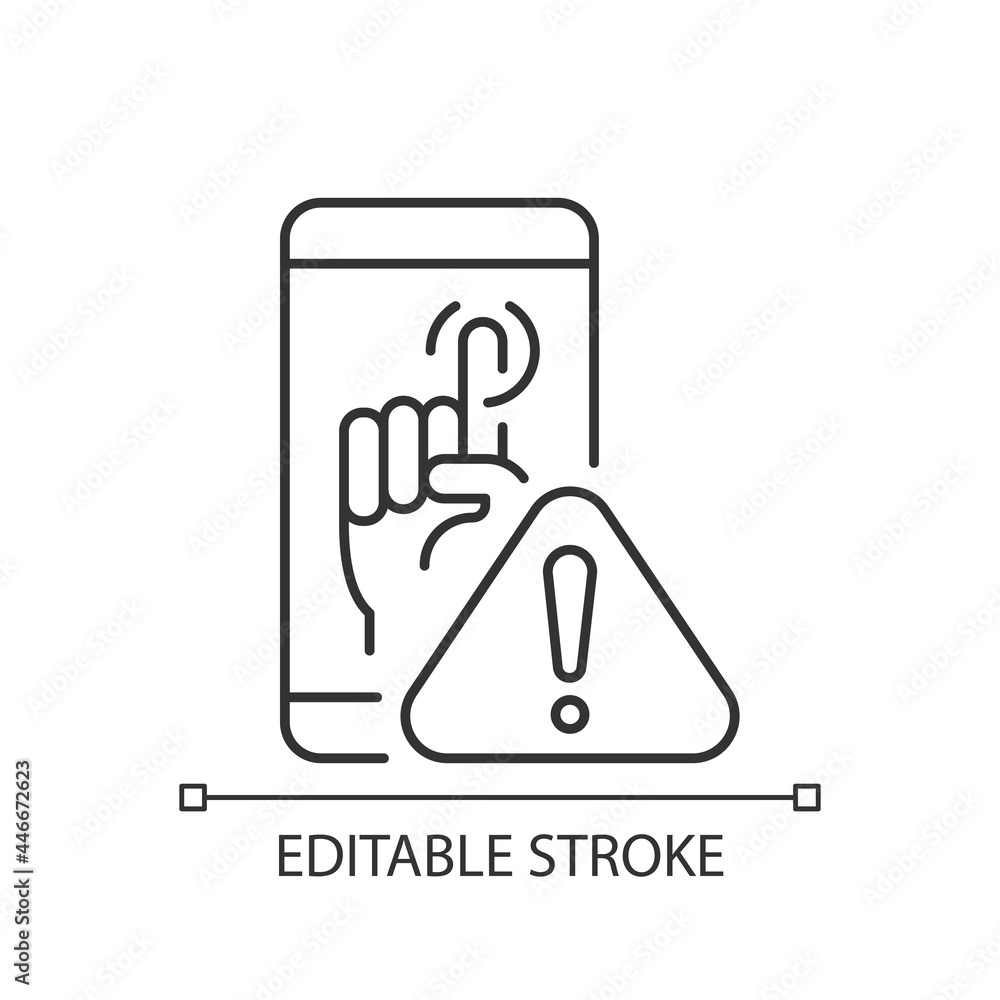 Poster touch display not working linear icon. touchscreen and buttons unresponsive. display not response. t