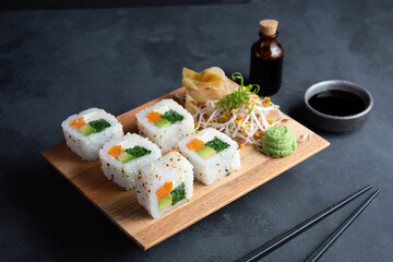 sushi vegano