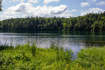 Obraz na płótnie Canvas lake and forest
