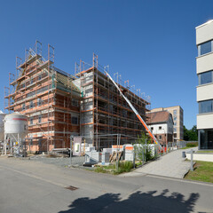 Obraz premium hausbaustelle