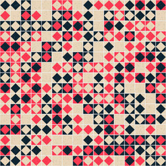 Abstract Geometric Pattern generative computational art illustration