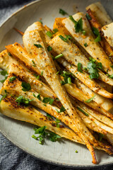Healthy Homemade Roasted Parsnips
