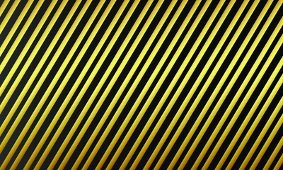 Abstract Golden Lines Pattern on Black Background