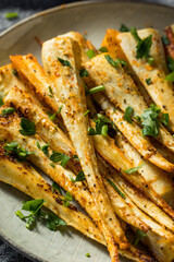 Healthy Homemade Roasted Parsnips
