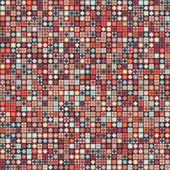 Abstract Geometric Pattern generative computational art illustration