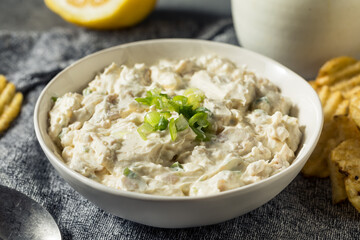Homemade Clam Dip Appetizer