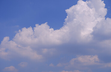 Sky with clouds. Suitable for backgrounds. Sky texture.