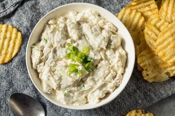 Homemade Clam Dip Appetizer