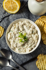 Homemade Clam Dip Appetizer