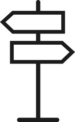 Road sign flat style icon design, Street message way information direction board transportation travel and guide, Board, Direction, Post, Road, Sign, Traffic, Travel Icon