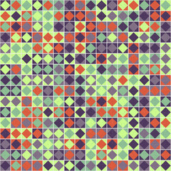 Abstract Geometric Pattern generative computational art illustration