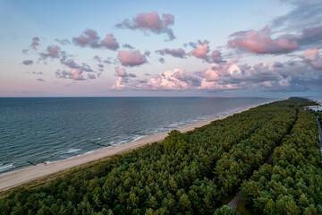 Hel Peninsula, Poland. 35-km-long sandbar peninsula in northern Poland.