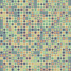 Fototapeta premium Abstract Geometric Pattern generative computational art illustration