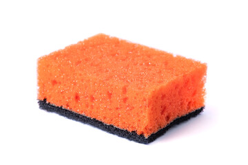 Kitchen sponge asolated on a white background