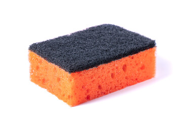 Kitchen sponge asolated on a white background