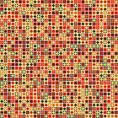Abstract Geometric Pattern generative computational art illustration