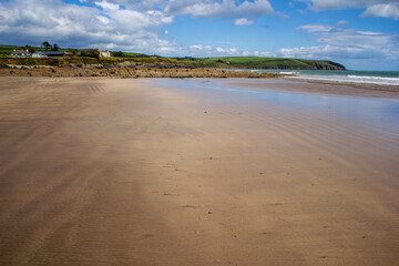 A strip of sandy beach in Clonea
