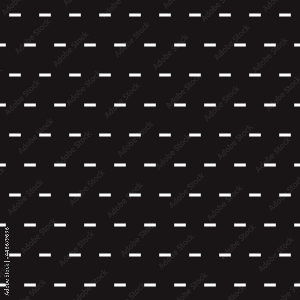Poster black background and white dashed sticks. vector.