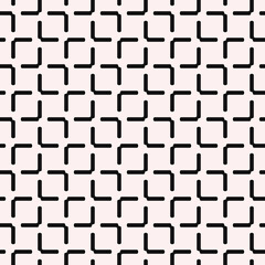 Boomerang wallpaper. Vector seamless black corner pattern.