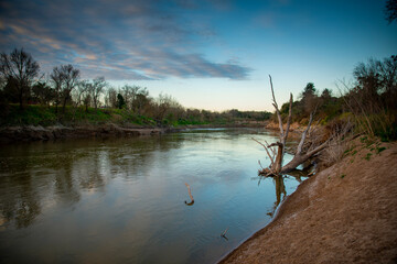 River and sky