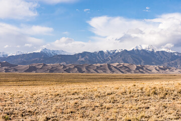 View of the Great Sand Dunes in Colorado